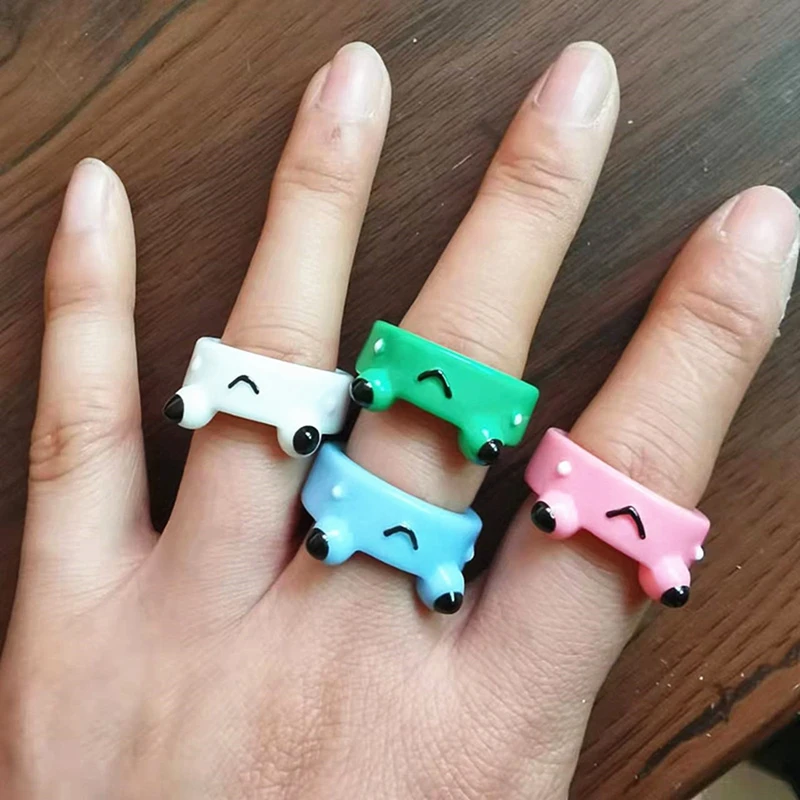 

Frog Toad Animal Rings For Women Men Funny Animal Rings Aesthetic Jewelry Greative Banquet Party Jewelry Gifts For Student