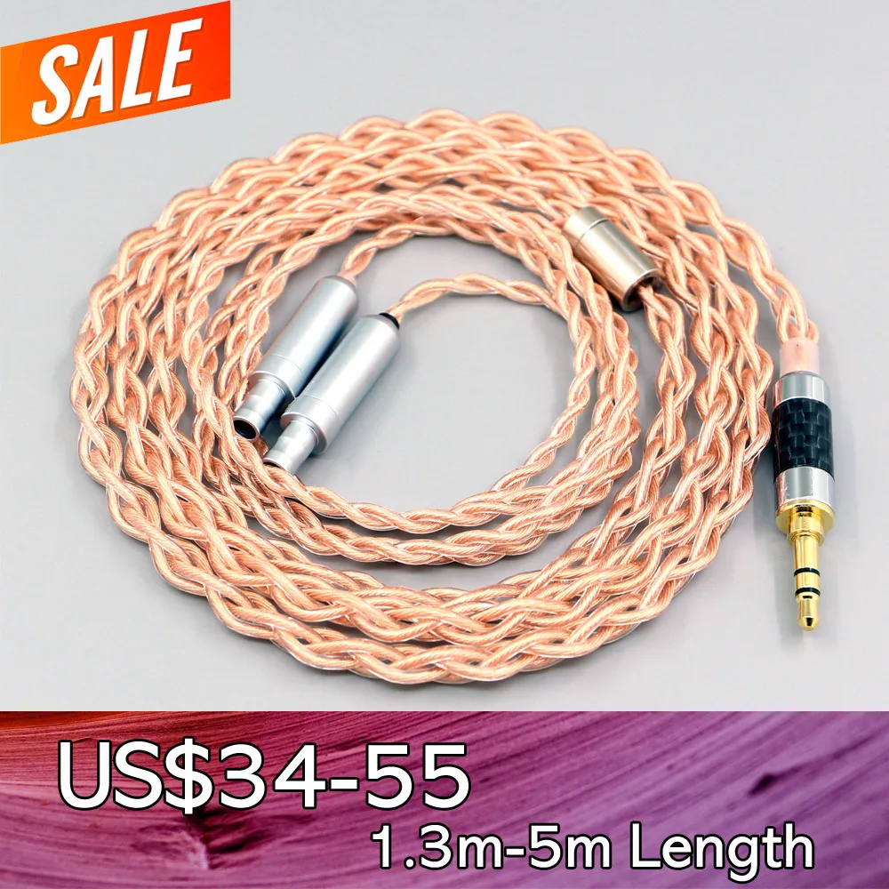 4-ядерный 1,7 мм плетеный кабель Litz HiFi-OFC для наушников Sennheiser HD800 HD800s HD820s HD820 Dharma D1000 LN008075