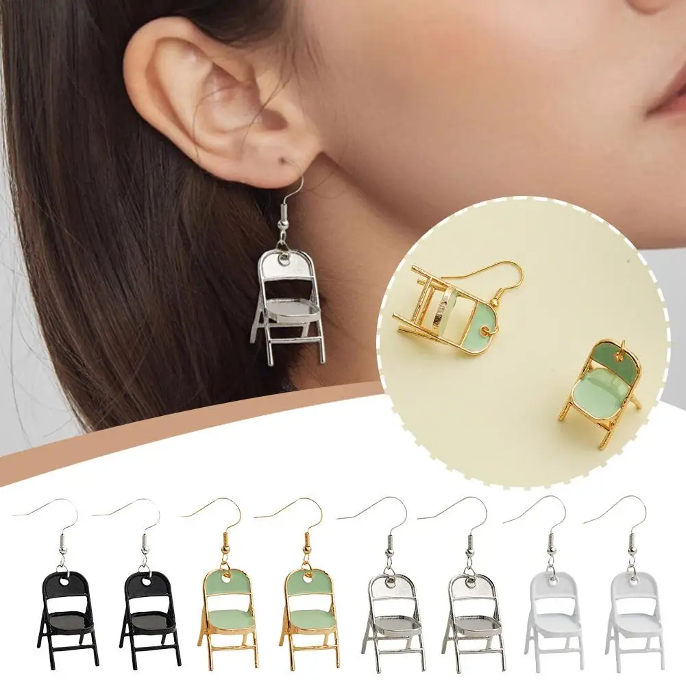 

Folding Chair Earrings For Women Folding Chair Earrings Funny Fight Acrylic Chair Earrings Fashion Jewelry Women's Earrings Y3M3