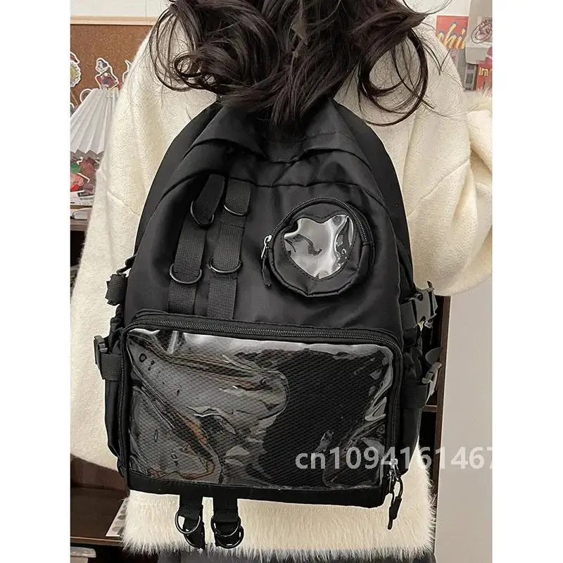 Школьная сумка в стиле коллажа для девочек-подростков Itabag Kawaii рюкзак прозрачный