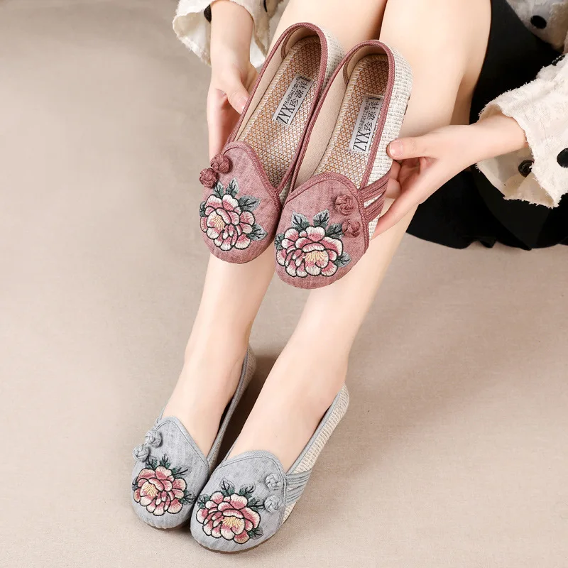 

202206014VNJMN q Beijing cloth shoes women's flat style hanfu shoes
