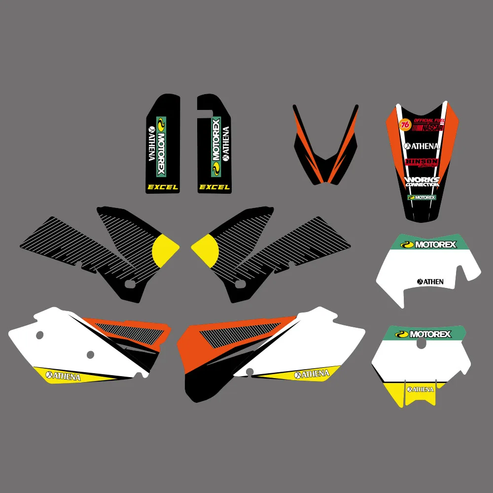 

Наклейки графические для мотоциклов KTM SXF MXC XC SX EXC 125 200 250 300 350 400 450 525 2005 2006 2007