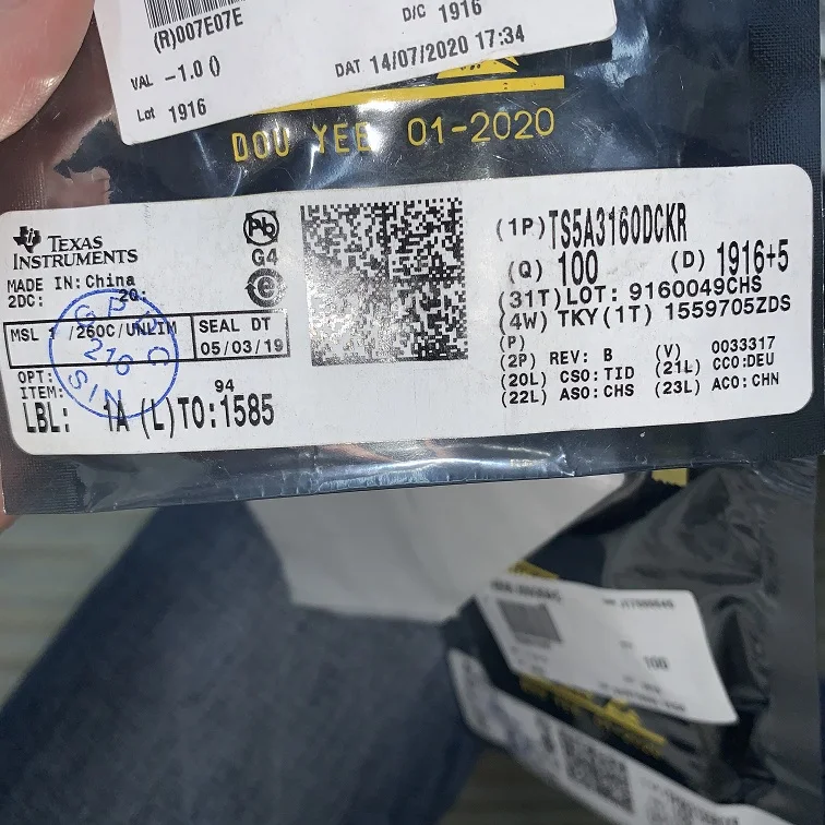 

Бесплатная доставка TS5A3160DCKR JKK SC70-6 ic 10 шт.