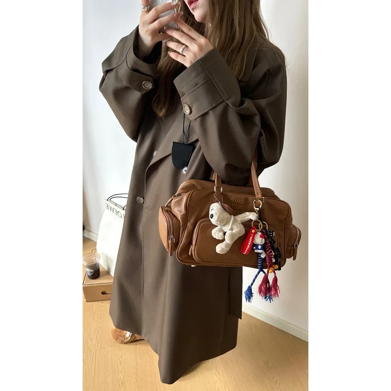 Женская осенняя широкая версия реглан ленивая шикарная шелковая куртка с