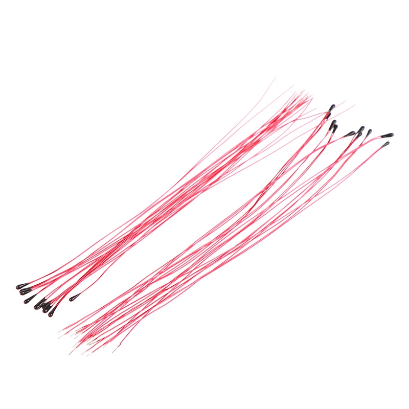 Терморезистор NTC MF52B 10K 100K провод с зондом B3470 B3380 B3950 B4250 1% 10 см датчик контроля