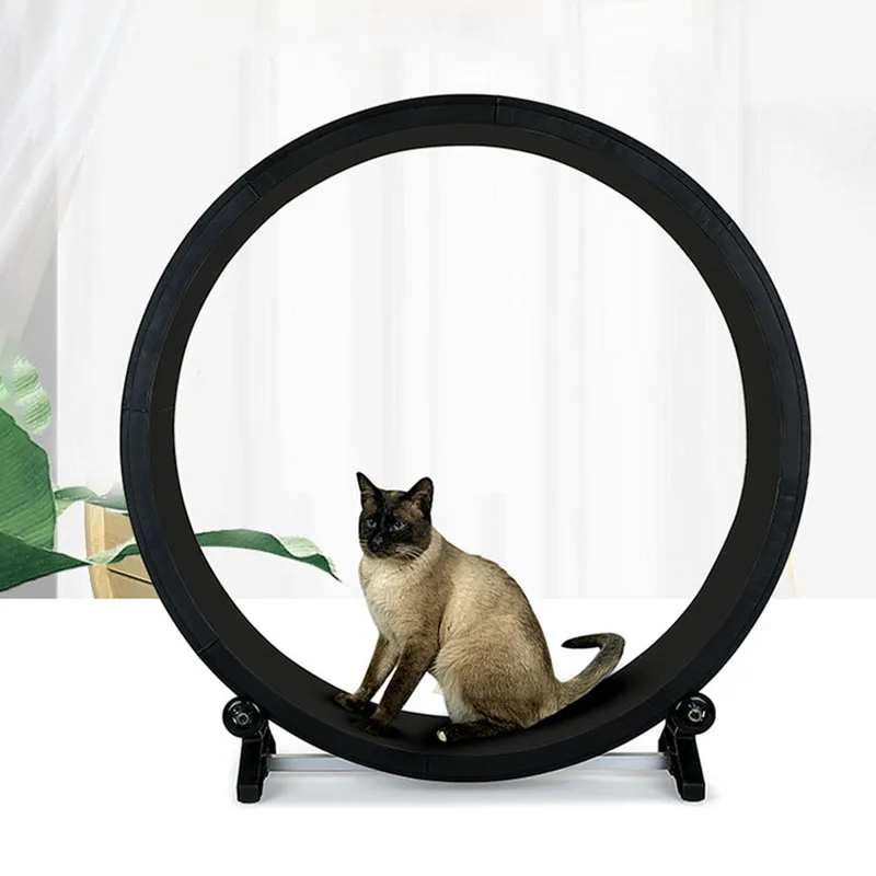 

Pet Cat Running Wheel Pet Treadmill Exercise Interactive Cat Toys Lose Weight Walking Fitness Toy Silent Dog Cat Toys Interactiv