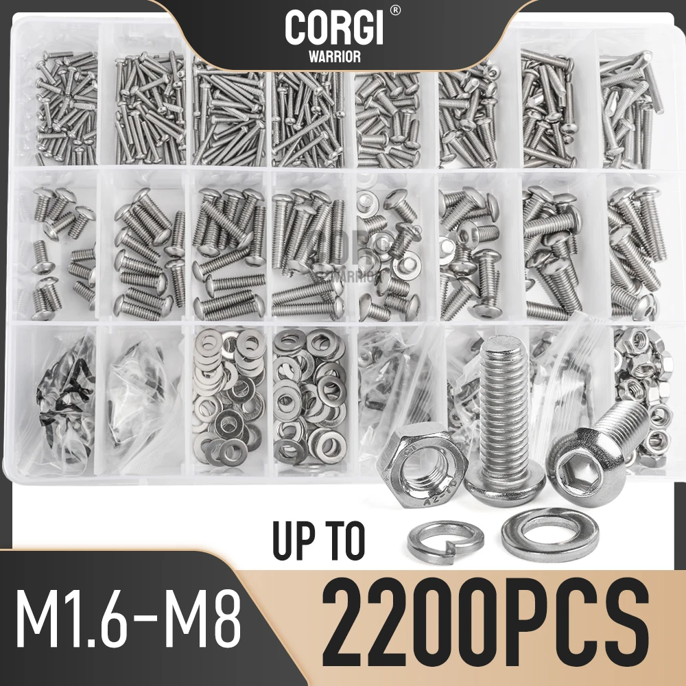72-2200 Метрическая Шестигранная головка головки розетки M2 M1.6 M2.5 M3 M4 M5 M6 M8 винты