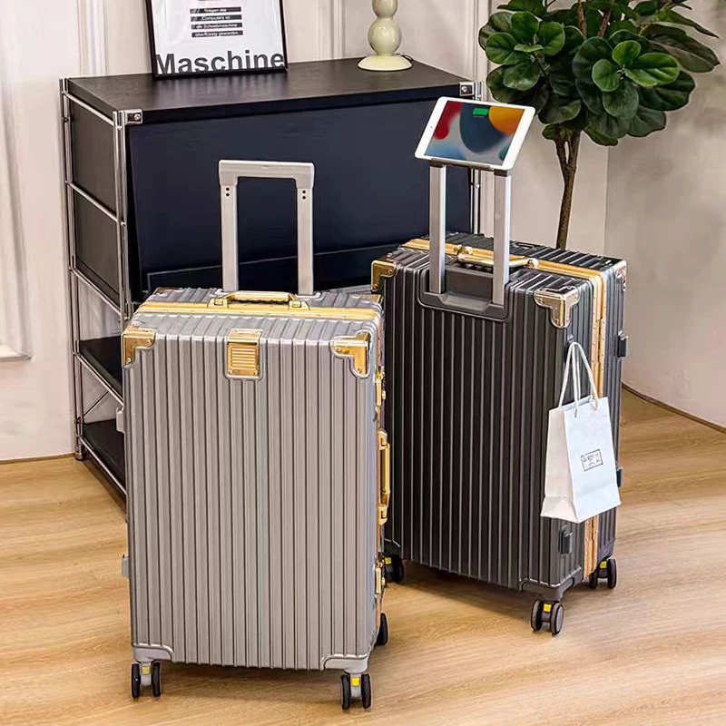 Чемодан, новинка для женщин, Большой Вместительный чемодан 28 дюймов ...