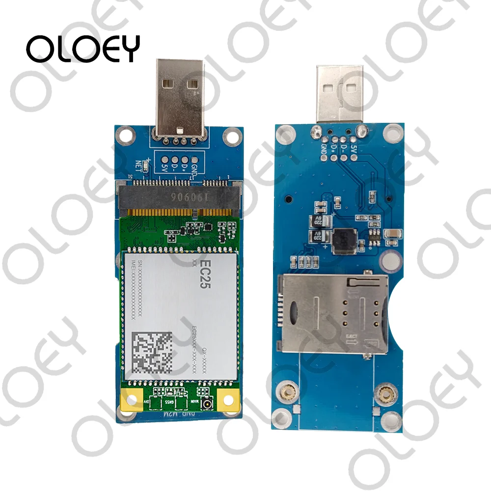 EC25AFFA/EC25AFFD/EC25AFXGA/EC25AFA/EC21AFXGR Minipcie 4G IoT Module + USB Adapter With SIM Card Slot