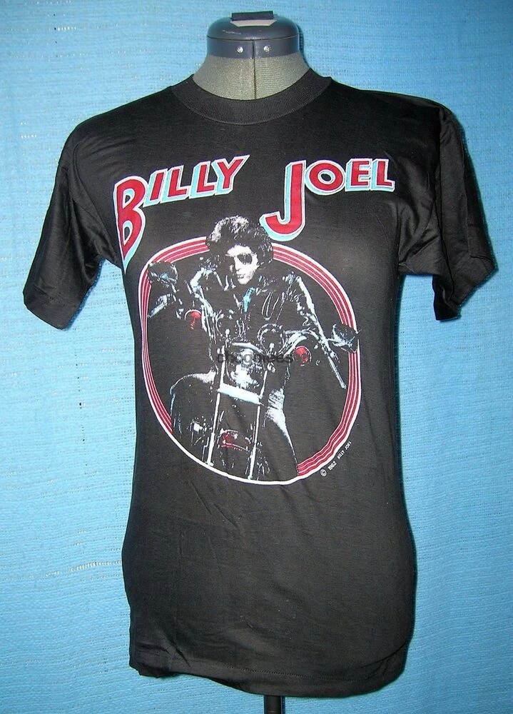 Винтажная 1982 нейлоновая футболка с занавесками Билли джэль размеры S никогда не