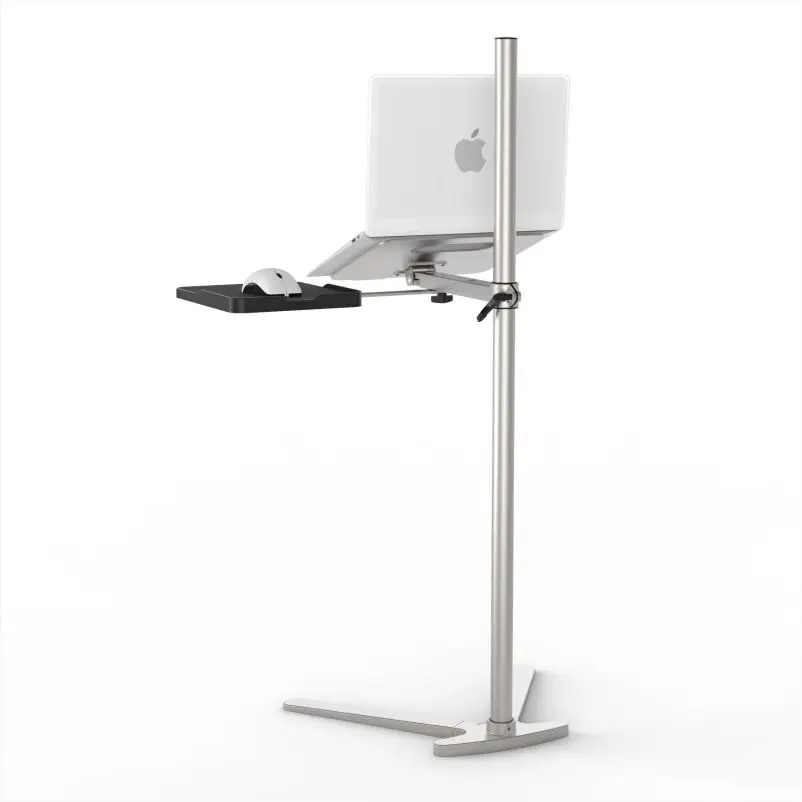 

Напольная Алюминиевая Подставка для ноутбука, регулируемая по высоте, максимальная нагрузка 20 кг, совместима с ноутбуками и MacBook