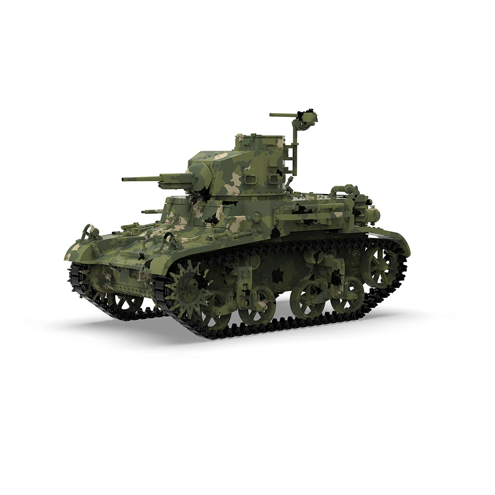 

SSMODEL 87503 V1.7 1/87 3D Printed Resin Model Kit US M2A4 Light Tank
