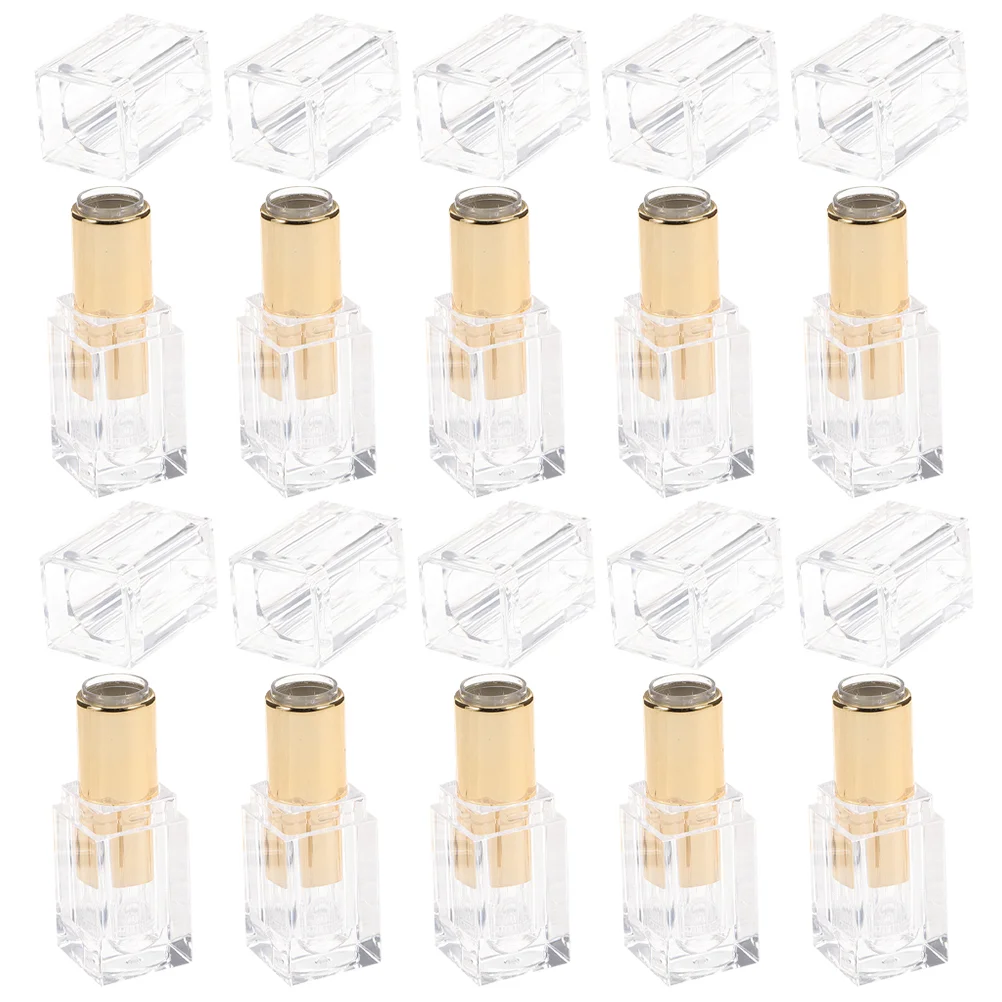 

10pcs Lipstick Tubes Empty Lip Gloss Tubes Refillable Lip Balm Tube DIY Containers