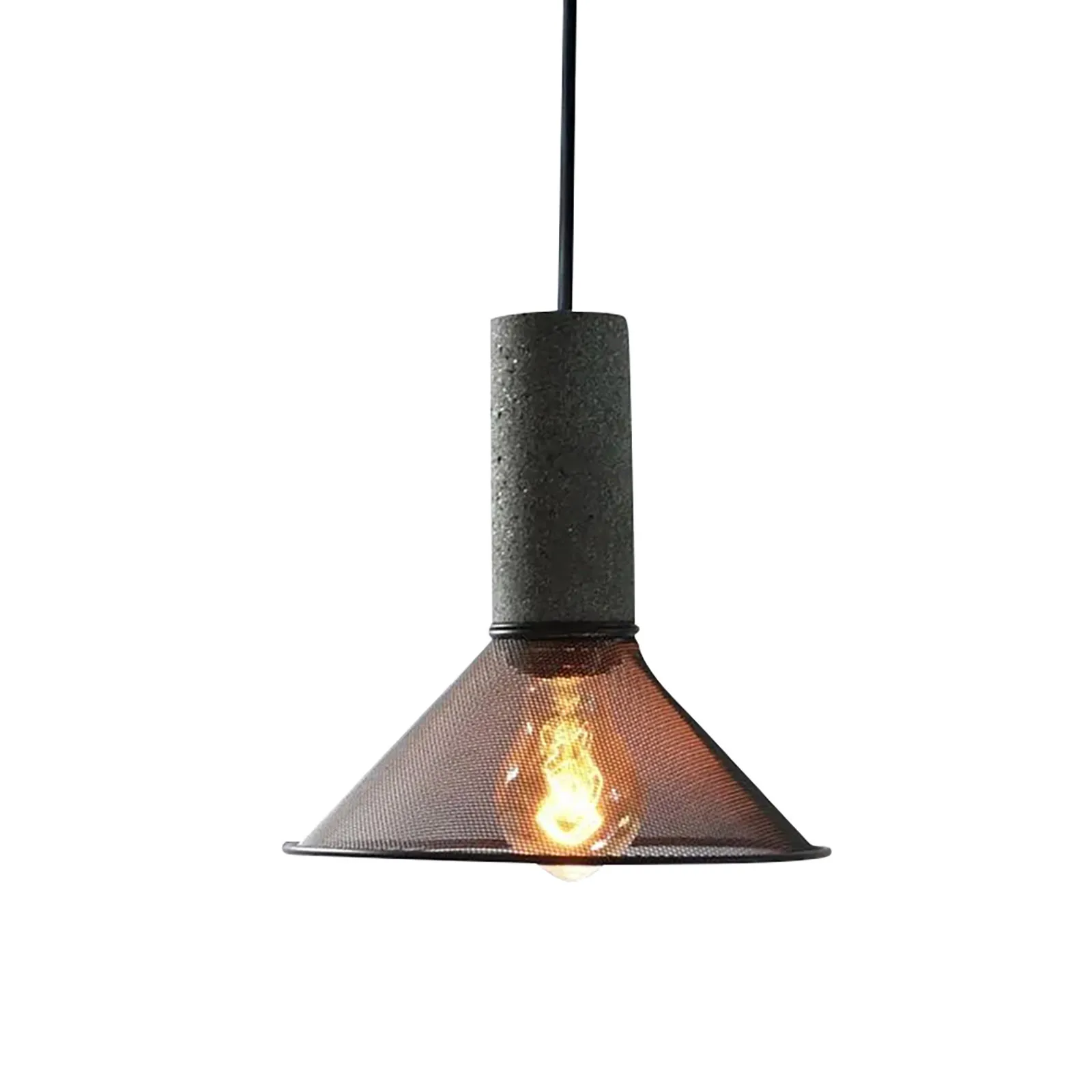 

Подвесная люстра в средневековую клетку для ресторана Bauhaus, ретро-лампа для скандинавского кабинета с одной головкой для кафе, обеденного стола, бара, потолочная лампа