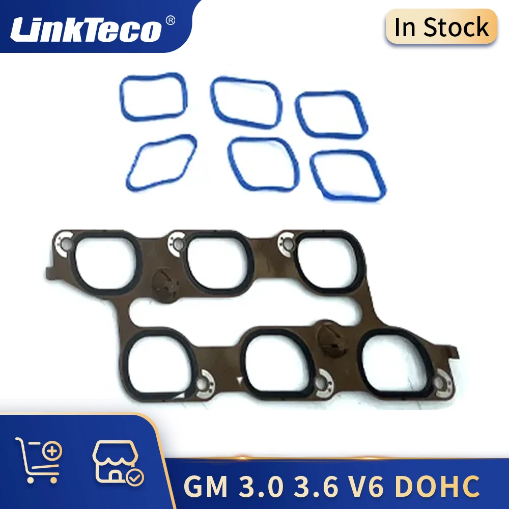 

Комплект прокладок впускного коллектора двигателя подходит для Chevrolet GMC BUICK CADILLAC GMC SAAB HOLDEN ALPHEON LFX LF1 10-17