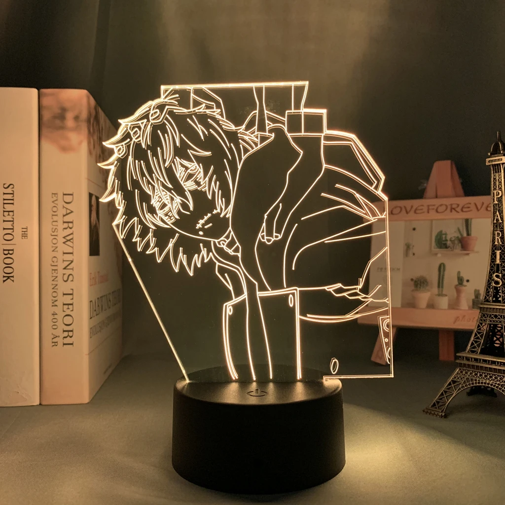 

Anime 3d Lamp My Hero Academia Tenko Shimura for Bedroom Decor Nightlight Birthday Gift Manga Led Night Light Tomura Shigaraki
