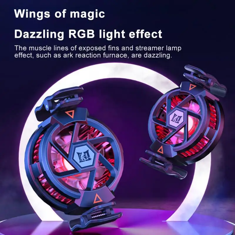 

Portable Cooling Fan Without Vibration Radiator High Efficiency Highefficiency Fan Cooler Game Accessories Mute Game Cooler