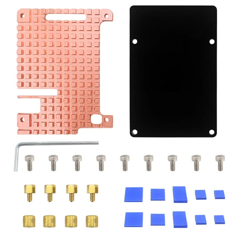 

2022 New Effective Copper Heat Sink Passive Cooling Radiator Cooler for Raspberry Pi 4B