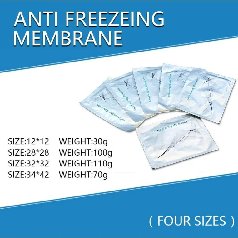 

Antifreeze Membrane Film For Cryolipolysis Fat Freezing Machine Slimming 40K Cavitation Rf Skin Tightening Lllt Lipo