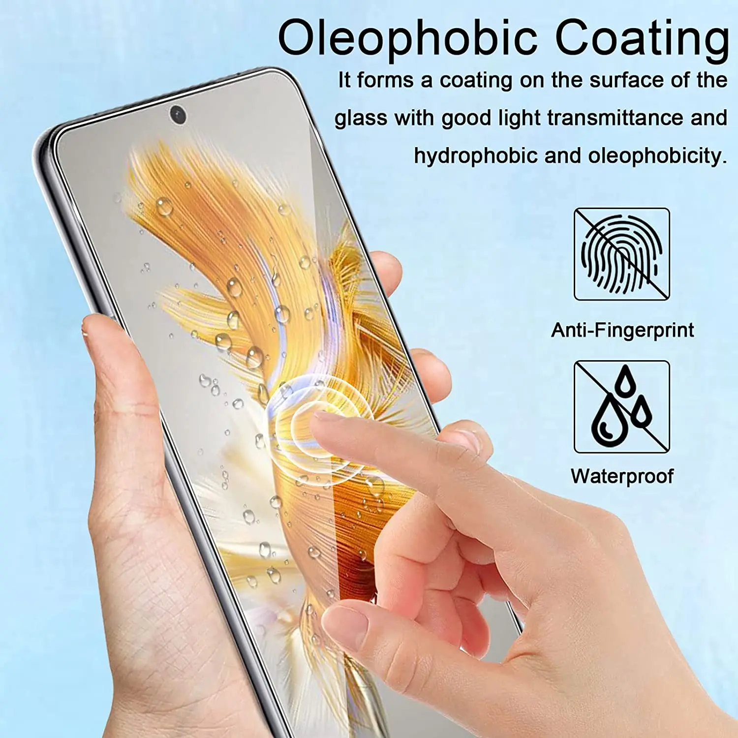 2/4Pcs Screen Protector Glass For Huawei Mate 50 50E Tempered Glass Film