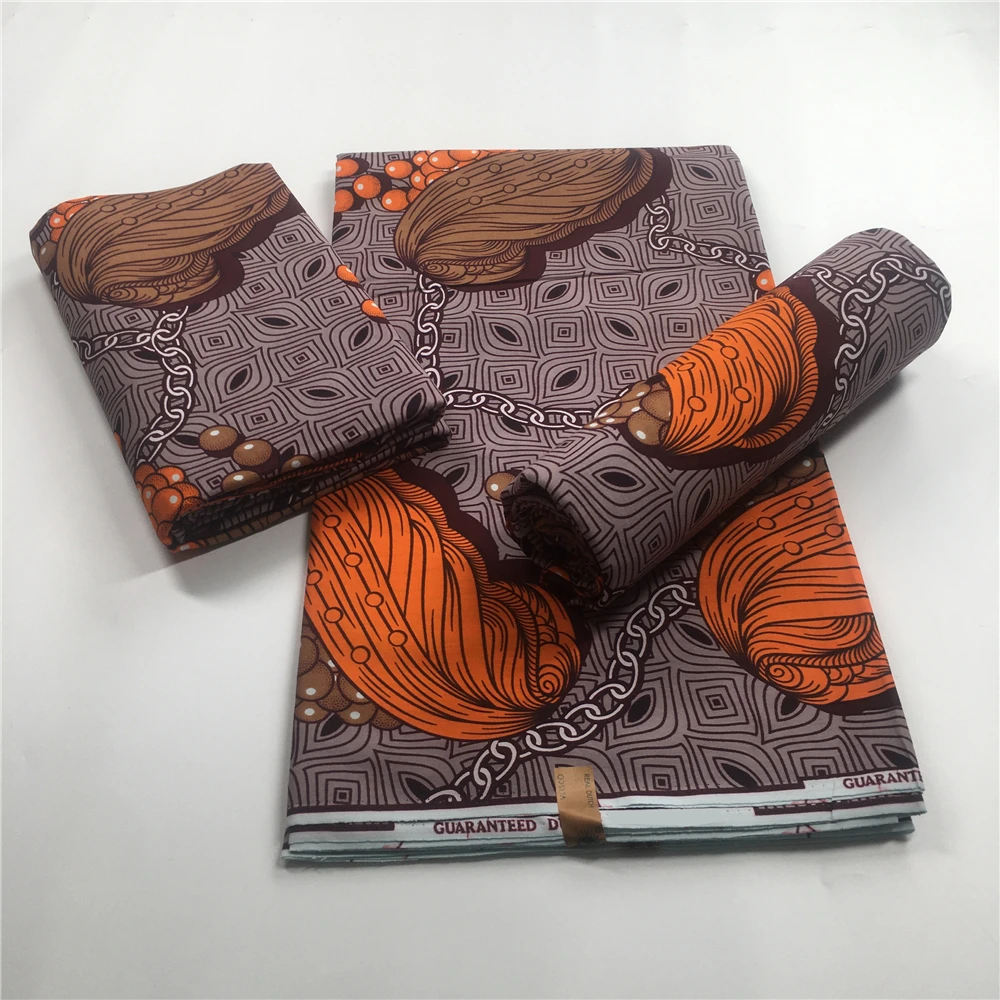 Настоящий стиль ткань в нигерийском стиле квадратная Голландская Ткань 100%