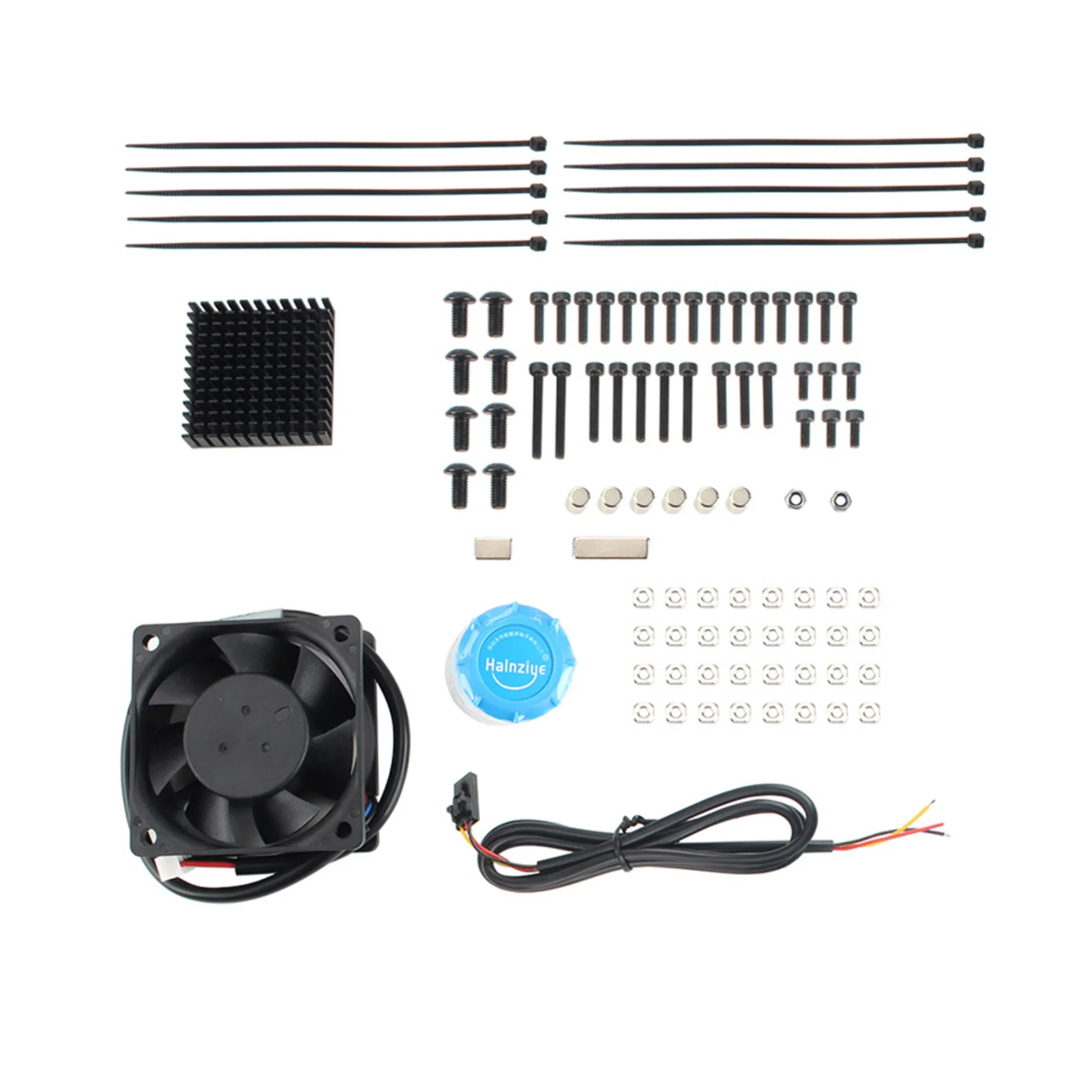 

Convenient Pitstop Magnetic Extruder Kit Professional Powerful Fan Fast Durable 3D Printer Three Way Cooling System For MMU2S