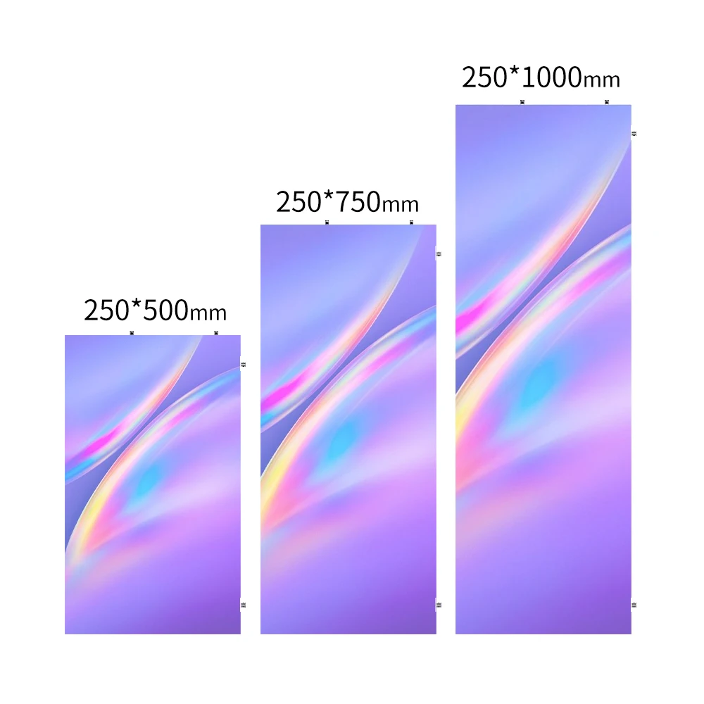 Panneau LED Ecran fixe HD P1.25 P1.5 P1.9 P2.5 Murحة светодиодный ультра плавник 20 мм