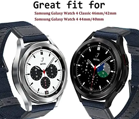 20mm 22mm Strap nylon Fabric For Samsung Galaxy watch 4 40mm 44mm Classic 42mm 46mm Replacement Band Amazfit HUAWEI Watch GT2