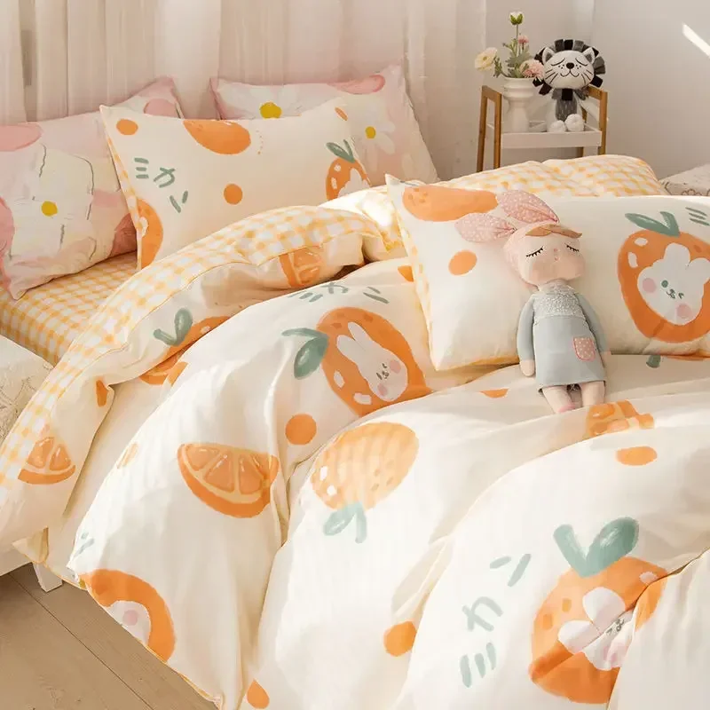 Комплект постельного белья из четырех предметов в стиле Ins покрывало и для