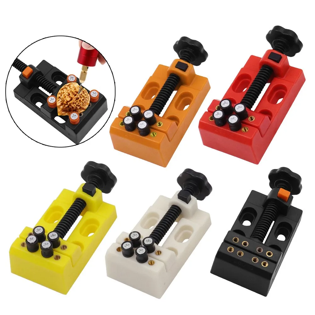 

1PC ABSPlastic 105*61*16mm Mini Table Vice Carving Bench Clamp Flat Pliers Drill Press For Adjustable Pliers Hand Tools