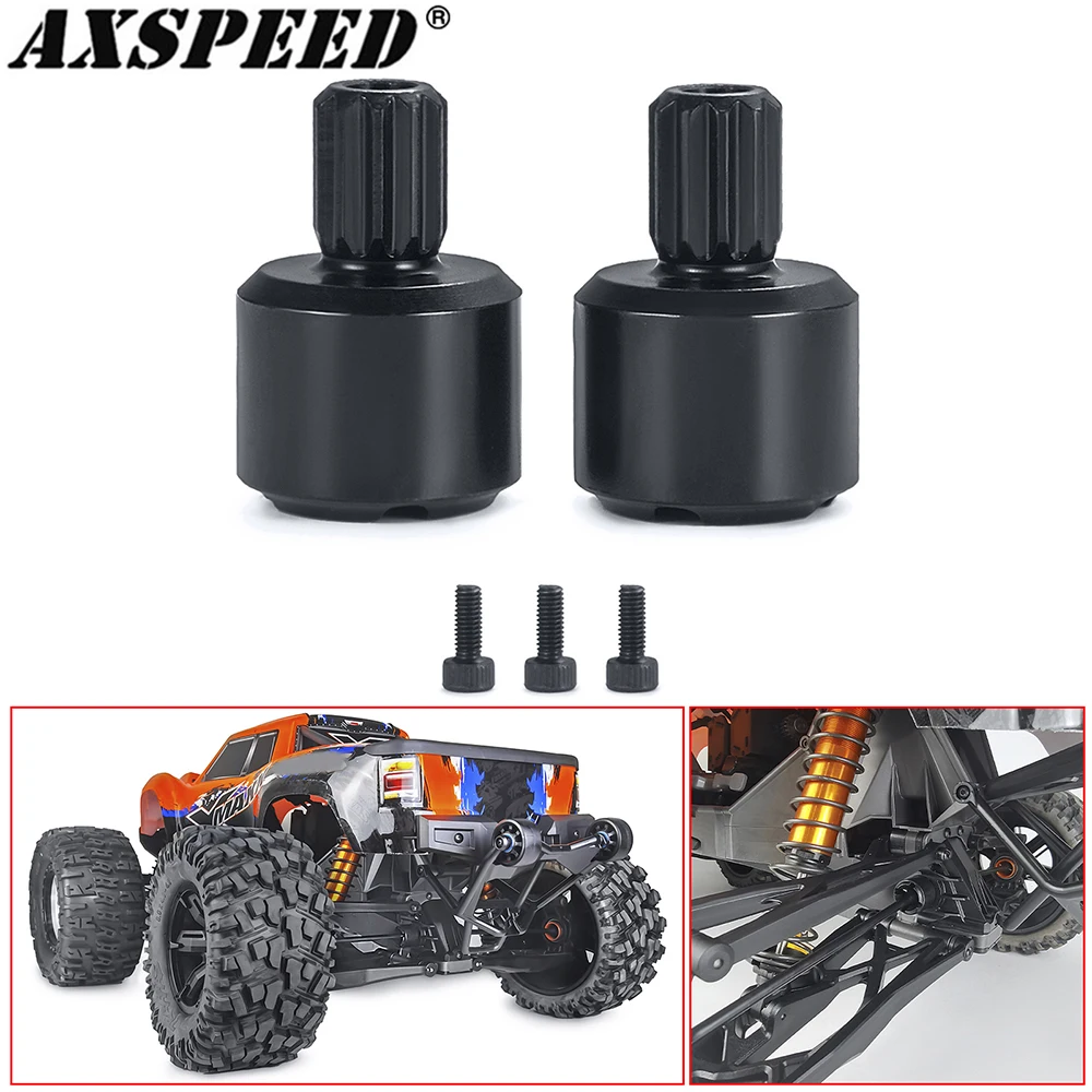 Фото AXSPEED 1 пара диффузионная чашка для 1/5 Traxxas X-Maxx XMAXX 8S 77086-4 радиоуправляемые багги-грузовики запчасти для автомобилей №1