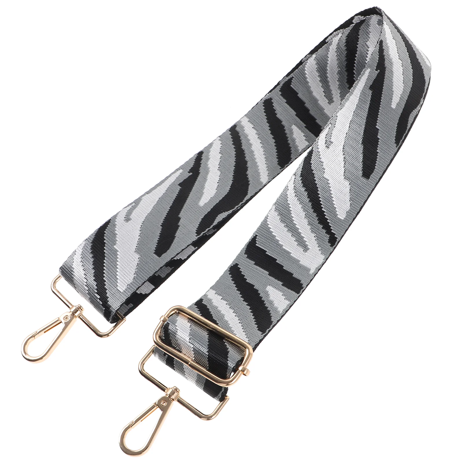 

Wallet Wide Shoulder Strap Handbag Adjustable Crossbody Stripe Purse Straps Decorative Cotton Replacement Bags