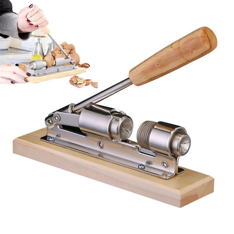 

Manual Nut Cracker Mechanical Sheller Walnut Multipurpose Durable Nutcracker Fast Opener Cuisine Press Chopper Kitchen Tools