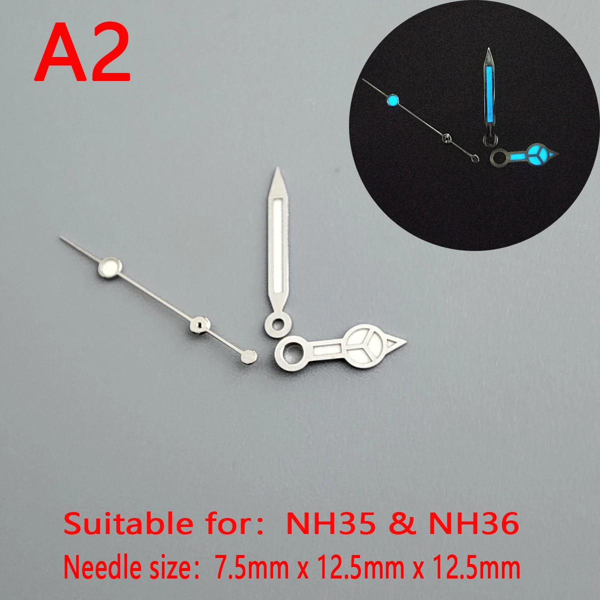 Nh35 наручные часы nh36 аксессуары Подходит для NH35 NH36 Зеленые Синие Супер Светящиеся