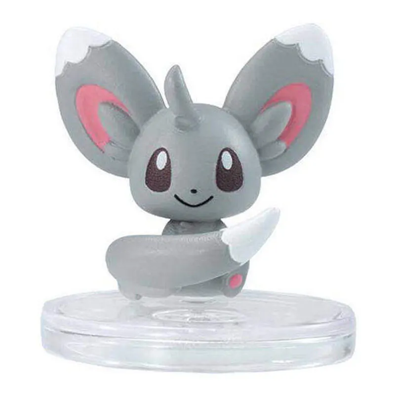 Фото В наличии: Коллекционные мини-фигурки Bandai Pokemon (Пикачу, Сильвеон, Шинкс, Минччино, Пачирису) — сидячие аниме-модели, игрушки, подарки №5