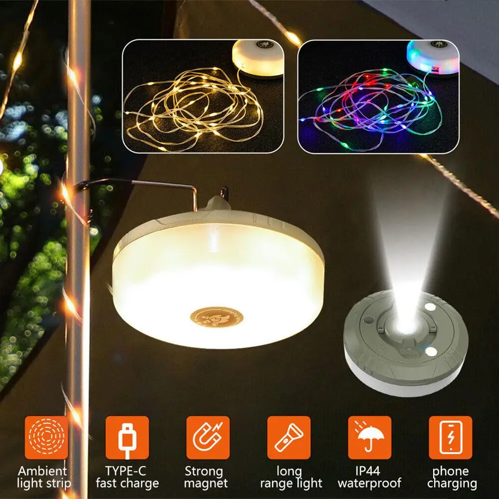 USB светодиодная гирлянда из медной проволоки Z8B3