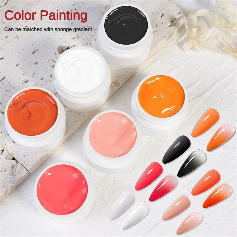 

Nail Art Pat Glue Nail Polish Glue Lasting Painted Glue High Saturation Wash-Free Gradient Nail Art Glue