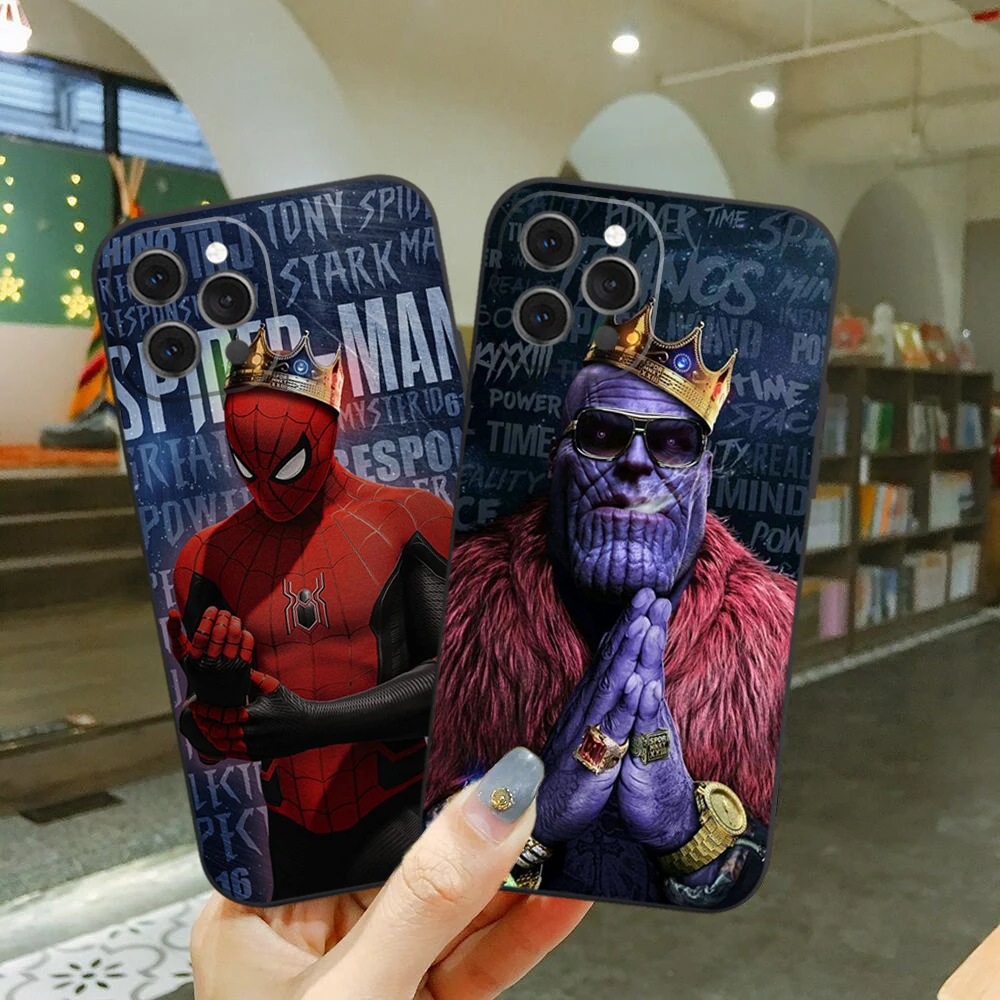 

Phone Case For Coque New iPhone 13 12 Mini 11 Pro Max X Xs XR Deadpool Joker TPU Silicone Cover For iPhone SE 2020 7 8 Plus 6S 6