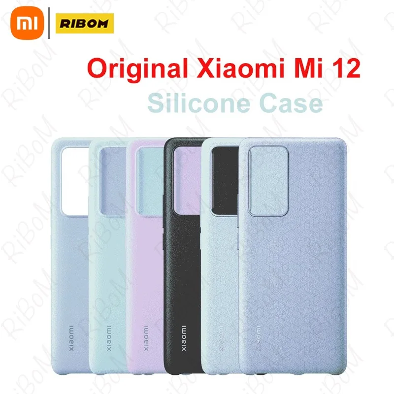 

New Original Xiaomi Mi 12 Case MI12 Silicone Case Skin-friendly Soft Glue PU Back Cover For Xiaomi Mi 12