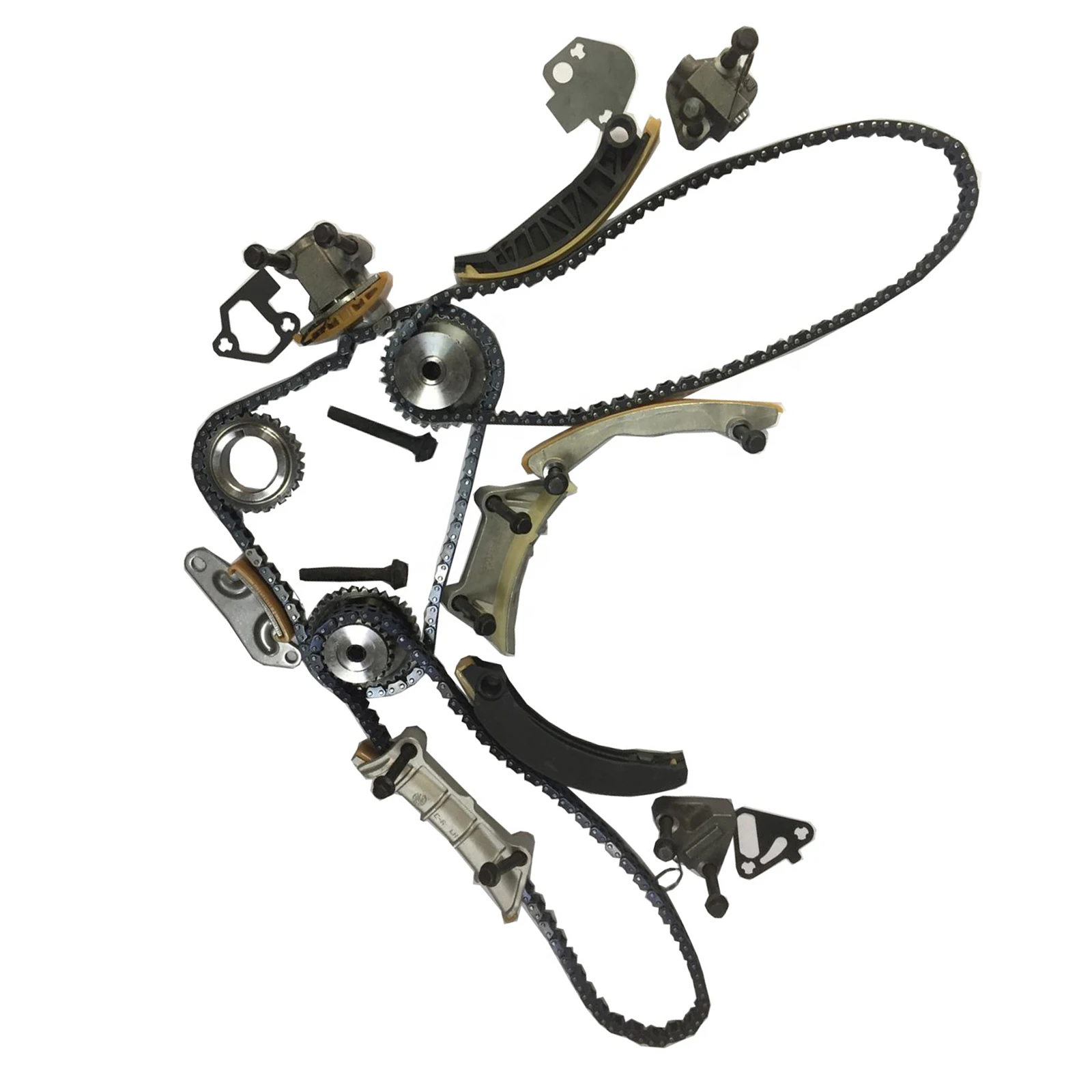 

New Timing Chain Kit & Idler Sprocket for Buick Pontiac Cadillac SRX STS Saab Suzuki 3.6 24V 12633452 12600461 12623514 12623513