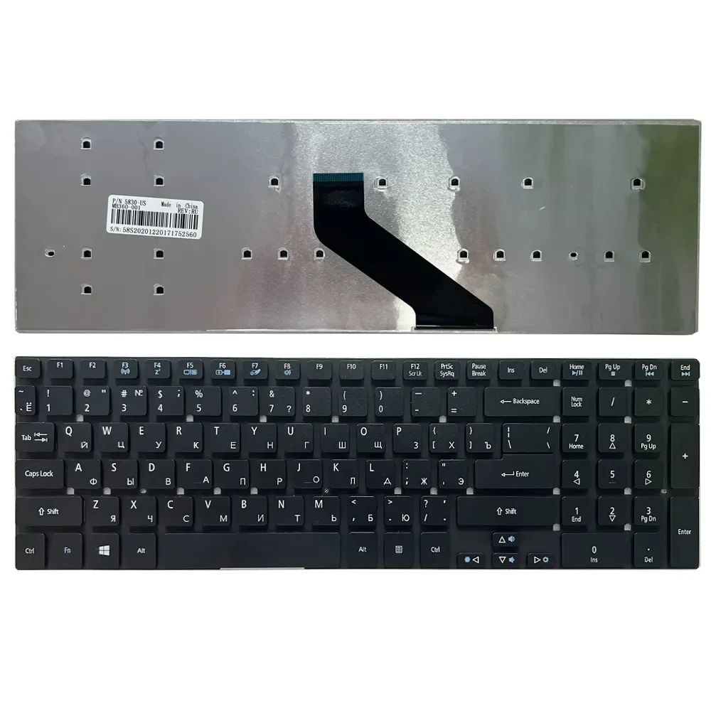

2023New Russian Keyboard E1-522 E1-522G E1-510 E1-530 E1-530G E1-570 E1-570G E1-572 E1-572G E1-731 E1-731G RU Black