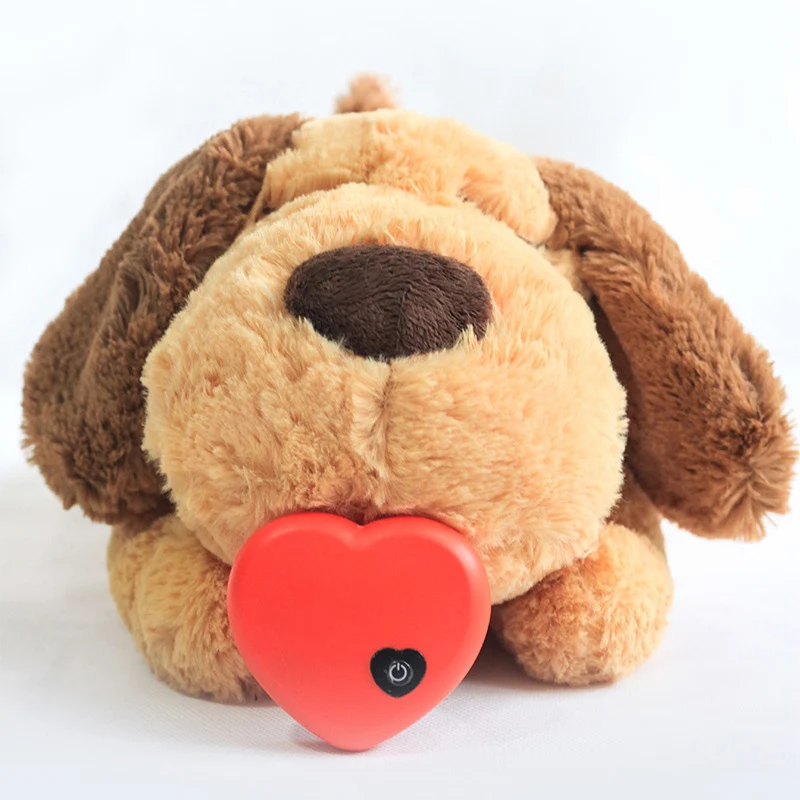 

Puppy Toy with Heartbeat Puppies Separation Anxiety Dog Toy Soft Plush Sleeping Buddy Behavioral Aid Toy Puppy Toy pjop