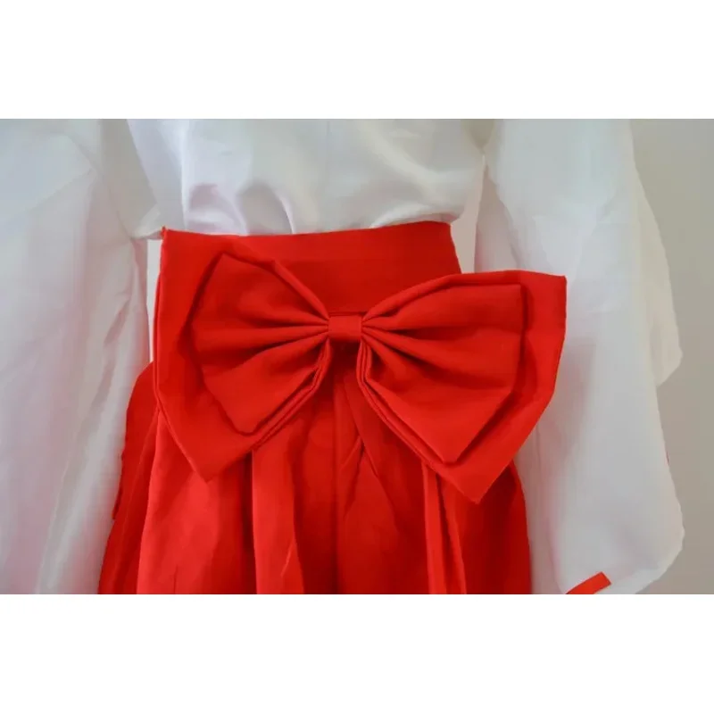 FC6Anime Inuyasha Kikyo Кимоно Косплей Костюм Полный комплект Mikofuku Костюмы на Хэллоуин