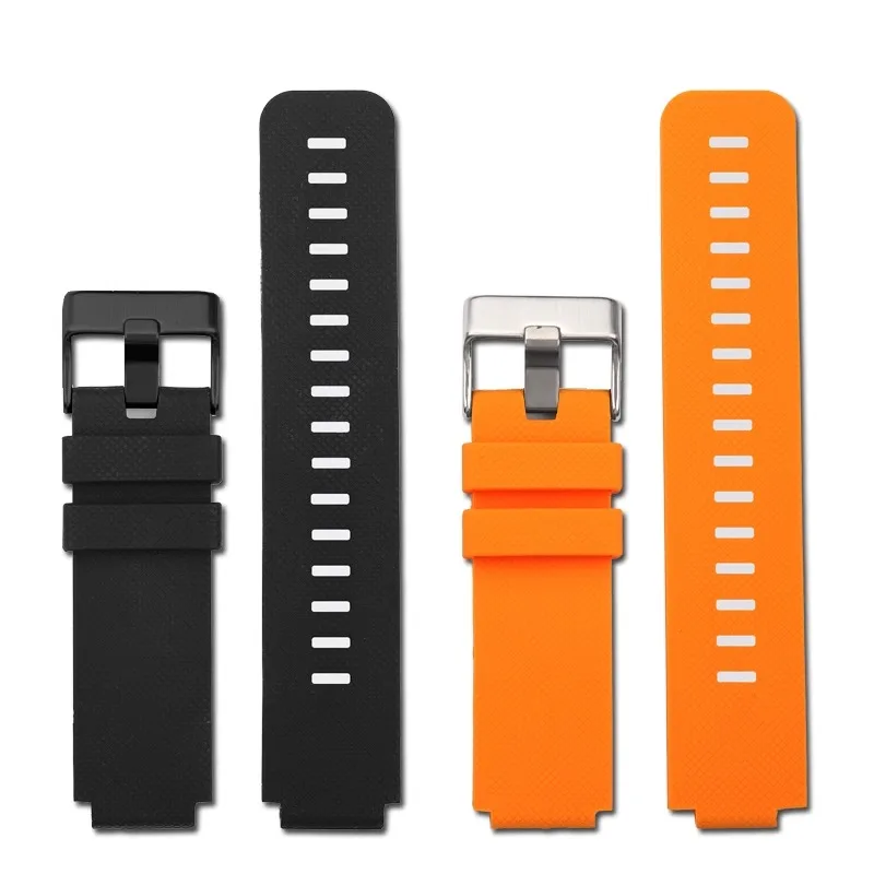 Ремешок силиконовый для Casio A158/A159/A168/A169E/AE1200/1300 резиновый выпуклый шарнир