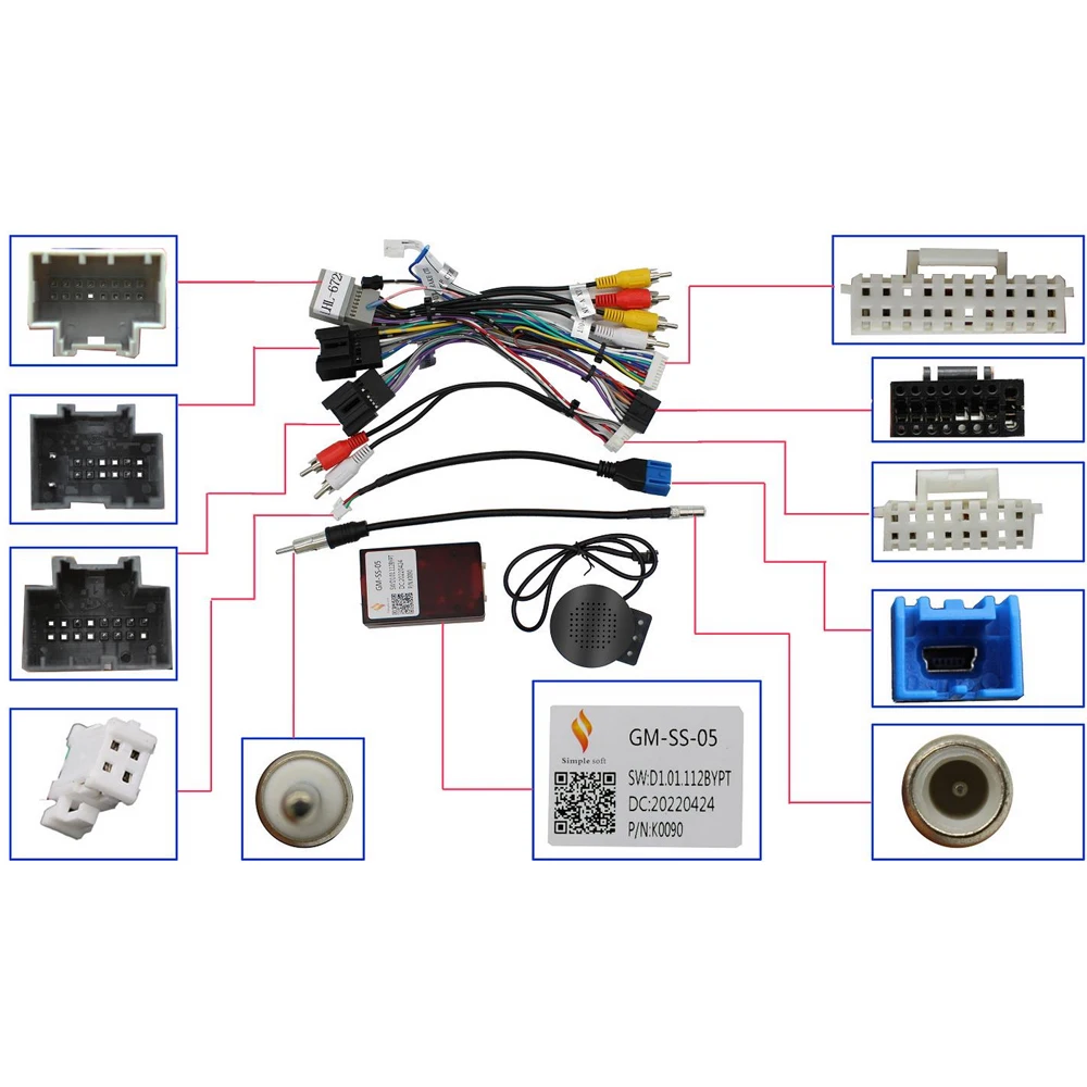 9/10-дюймовый автомобильный адаптер для передней панели Android комплект приборной