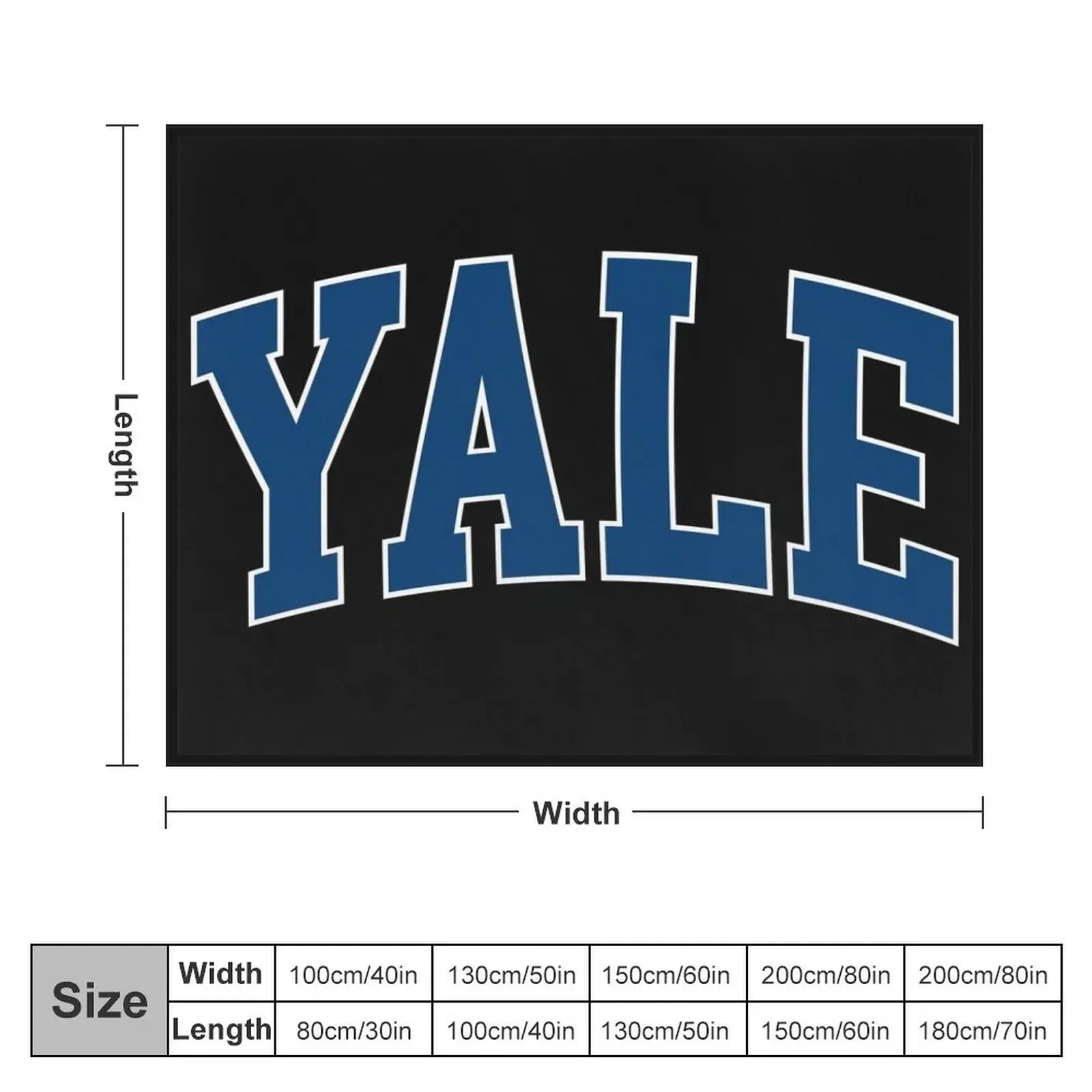 Фото yale - изогнутое одеяло с шрифтом колледжа для дивана, тонкие роскошные брендовые одеяла для диванов, рождественские подарки, одеяла №2