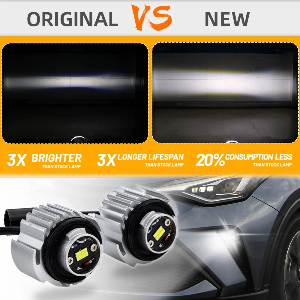 2 шт. передние противотуманные фары для Toyota Yaris IV XP210/Yaris Cross 2020 + Corolla E210