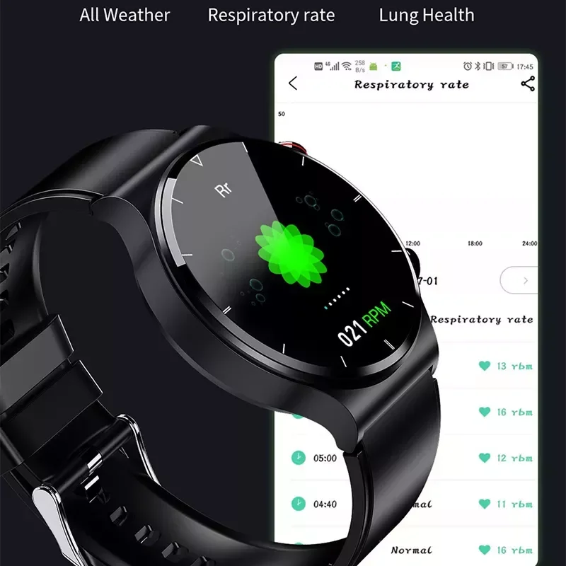 

2022 Men Smart Watch ECG+PPG 1.32 Inch 360*360 HD Pixel Touch Screen Sports Waterproof Smartwatch Women For Android IOS +Box