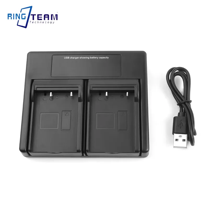 Зарядное устройство с двумя USB-портами для фотоаппаратов Casio CNP-80 H5 S5 S6 S7 Z1 Z2 Z33 Z35 Z115