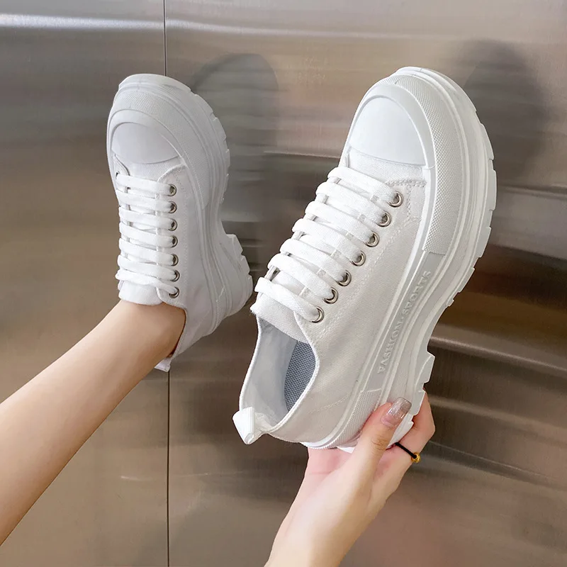 2023 Autumn New Platform Canvas Couple Casual Internet Celebrity Fashion Men's and Women's Fashion Shoes